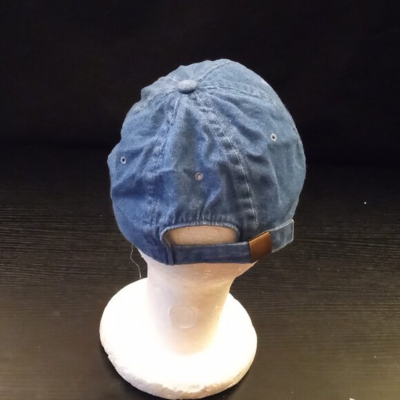 FOXY Strap back Jean Hat Adjustable Blue Vintage Cap - Picture 2 of 6